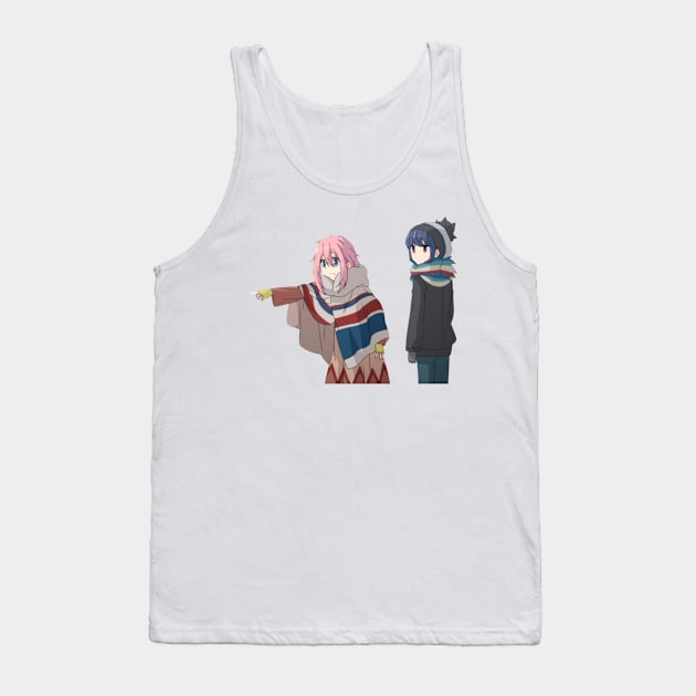 Rin and Nadeshiko Hanging Out Tank Top by KokoroPopShop